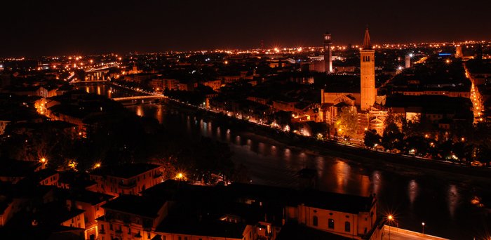 Verona by night